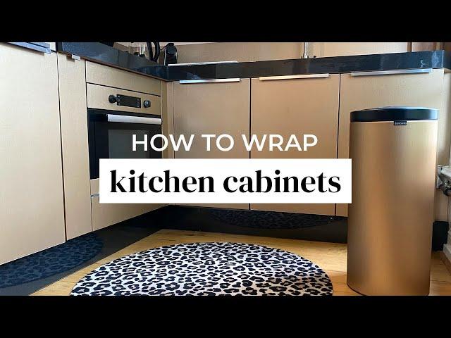 TUTORIAL: How to WRAP KITCHEN CABINETS with Cover Styl' Adhesive films?