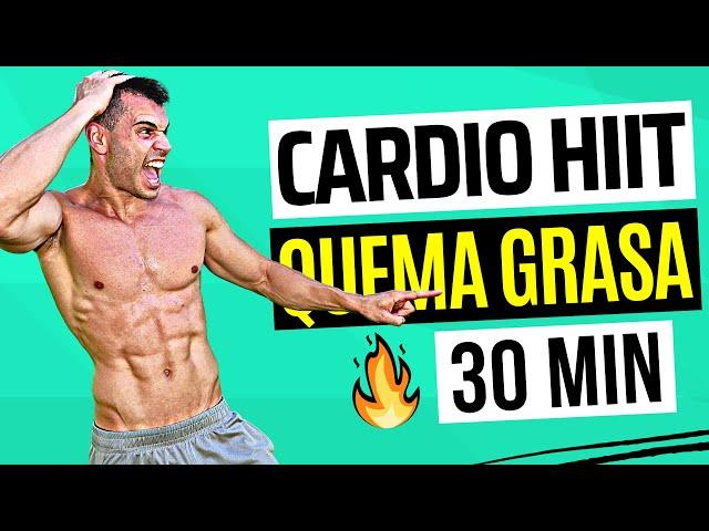 30 Min CARDIO HIIT Workout for FAT LOSS  INTENSE hiit workout for FAT BURN & CARDIO | At home