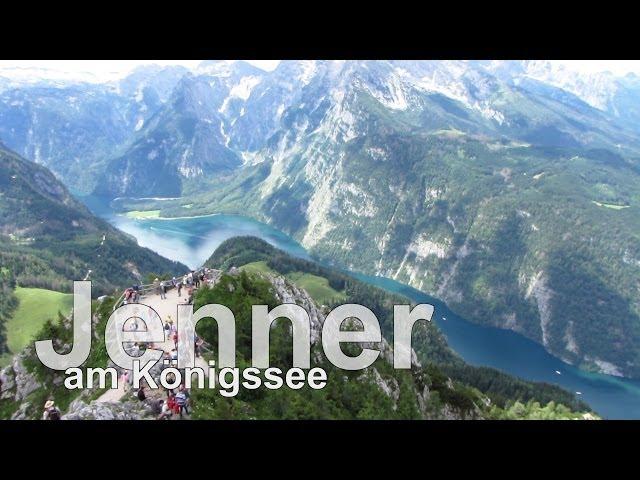 Berchtesgaden / on the Jenner with the Jennerbahn / top view of the Königssee