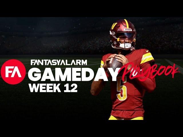 NFL Week 12 GameDay Live | Fantasy Football Advice & NFL DFS Start/Sit