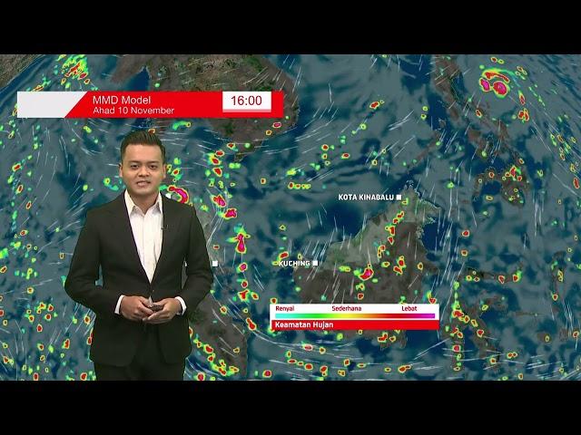 MET MALAYSIA - Laporan Cuaca 10 November 2024 (pagi)