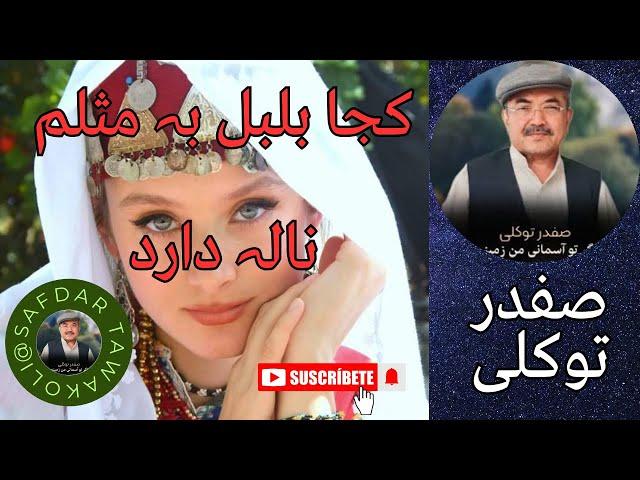 Safdar Tawakoli song | آهنگ صفدر توکلی | کجا بلبل بہ مثلم نالہ دارد |Safdar Tawakuli | Hazaragi song