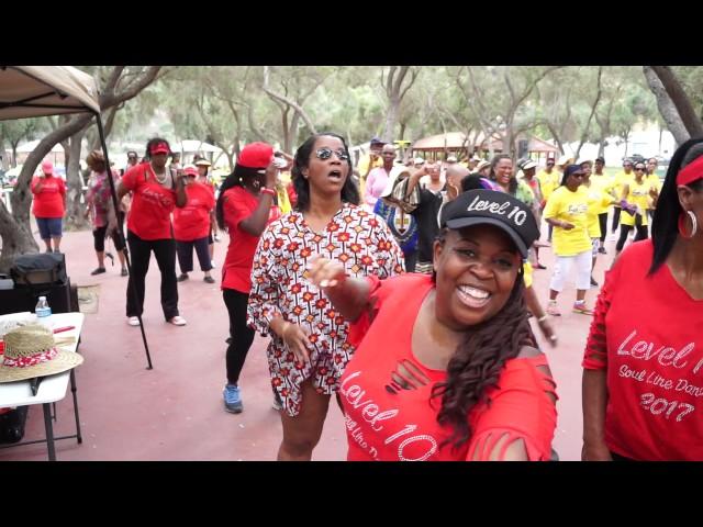 Jump Off Line Dance - Verlosity's Annual Picnic in the Park, San Diego, CA