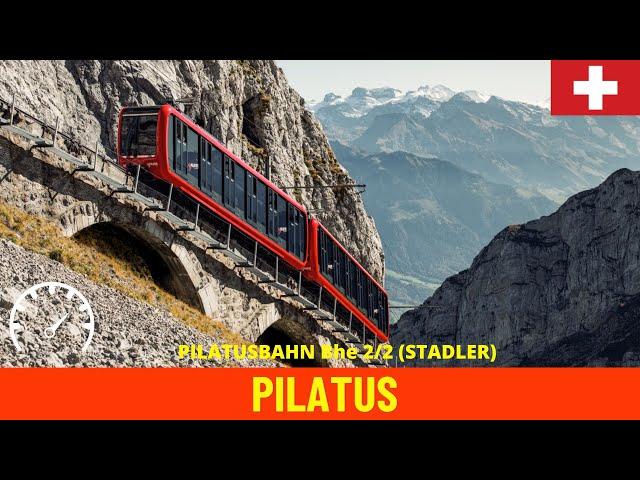 Cab Ride PILATUS the steepest cogwheel railway in the world (Switzerland) Train driver’s view in 4K