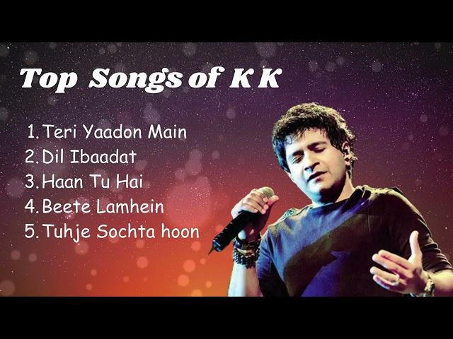 Top Songs of kk | Emraan Hashmi Songs | Best Songs | Hits Bollywood Songs | KK Songs | 2024