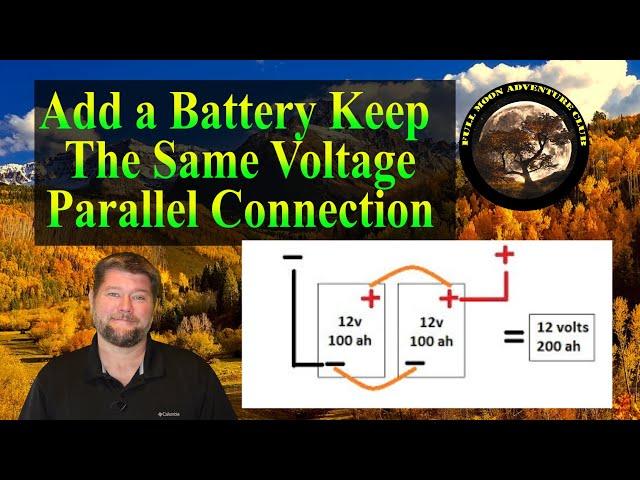 How To Connect Two 12 Volt Batteries To Produce 12 Volts - Parallel Connection