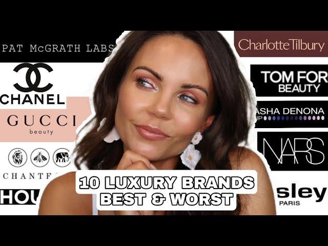 BEST & WORST | 10 LUXURY MAKEUP BRANDS