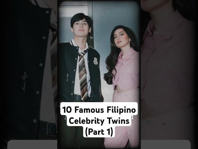 10 Famous Filipino Celebrity Twins (Part 1) #twins #andresmuhlach #atashamuhlach