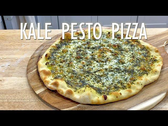 Kale Pesto Pizza From Scratch | Starts With Kitchen