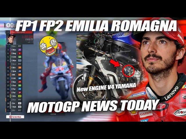 EVERYONE SHOCKED INSANE LAP Marquez FP1 FP2 EMILIA ROMAGNA, Bagnaia INSANE Statement to Rossi