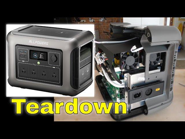 AllPowers R1500 1500W 1150Wh LiFeP04 Battery Teardown + Review