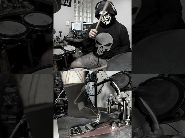 #drumcover #drums #masked #drummer #jonbonjovi