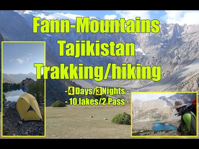 Tajikistan-Fann-Mountains Trekking/Hiking