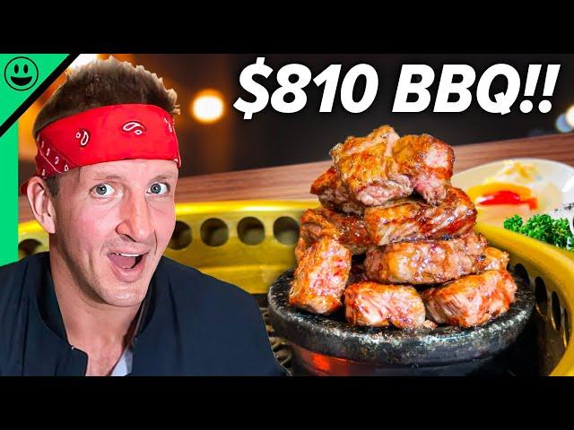 $13 VS $810 Korean BBQ!! Korea Has The NEW Wagyu!!