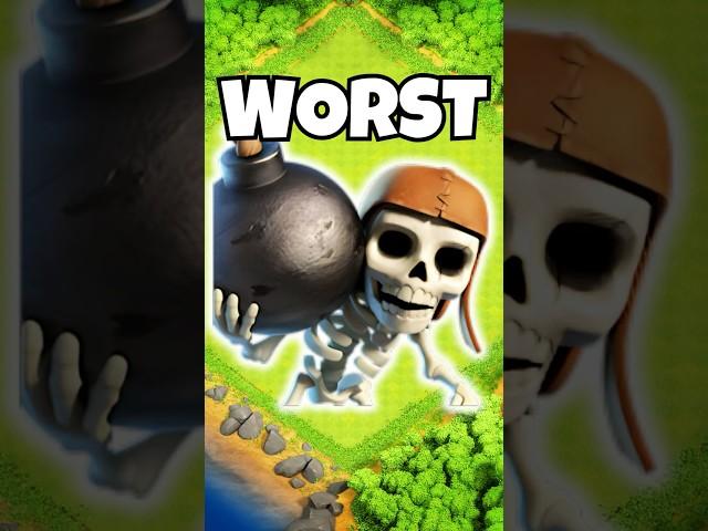 Ranking The Worst Defending CC Troops...