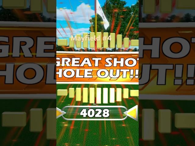 Mayfield Hole #4    Birdie saving Chip with a Streak from 43 yards