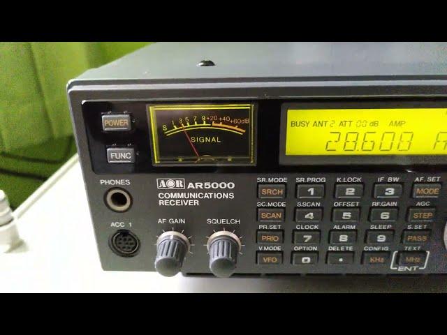 AOR AR-5000 scanning receiver HF VHF UHF