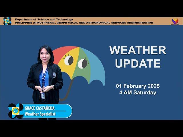 Public Weather Forecast issued at 4AM | February 1, 2025 - Saturday