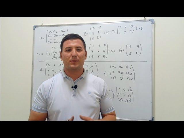 Matritsalar. Oliy matematika 1-dars #maths
