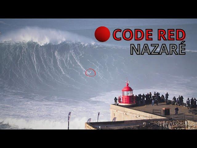 RED CODE at NAZARÉ: Nazaré Biggest Swells #nazare #bigwavesurfing #redcode