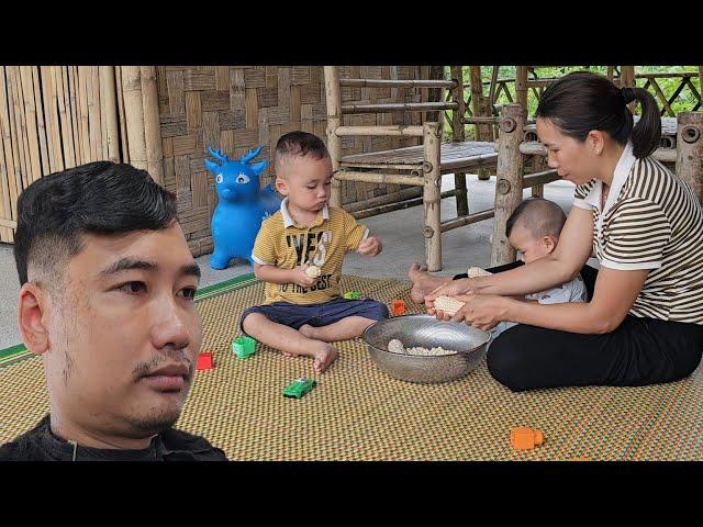 Mute man and homeless girl confused when returning to old house to find son