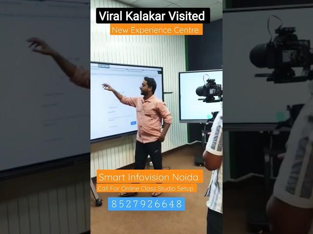 #viralkalakar Visited Smart Infovision Noida New Experience Centre I Best For Digital Board