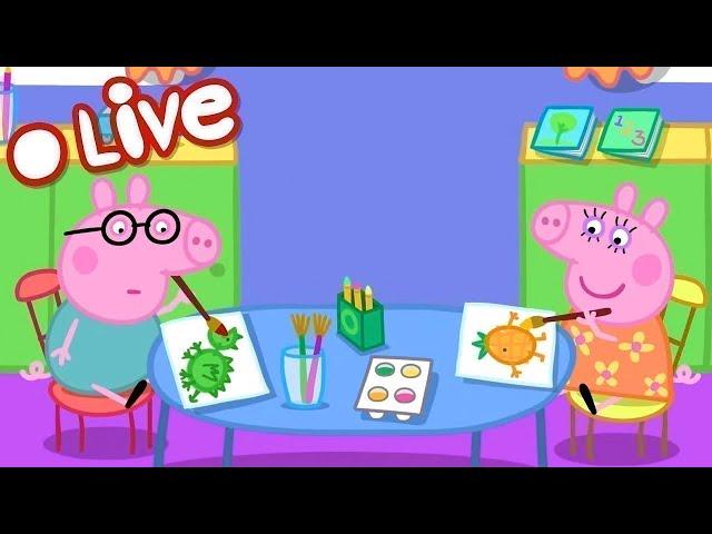  PEPPA PIG LIVESTREAM  FULL EPISODES ALL SEASONS  PLAYTIME WITH PEPPA