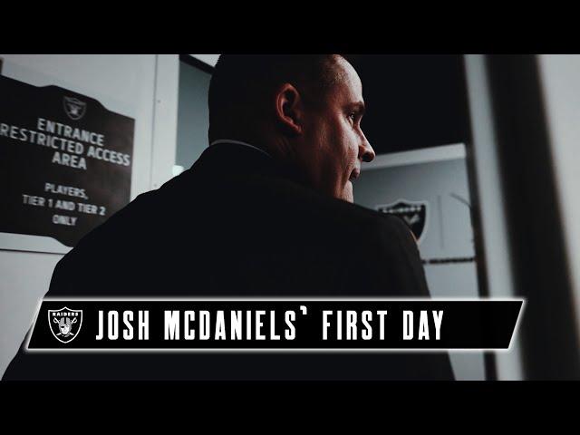 Behind the Scenes of Josh McDaniels’ First Day as Head Coach of the Raiders | NFL