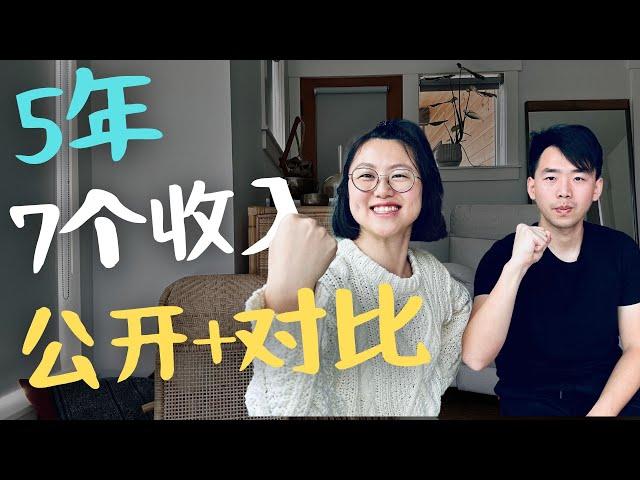 5年 建立7个收入来源 年收入公开+对比 | 2020-2024年 #亚马逊卖家  #airbnb