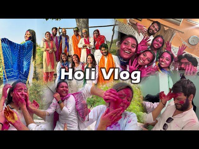 Holi Vlog 2023!  | Best Holi with family  | Mazza hi aagya | Khushi Vlogs