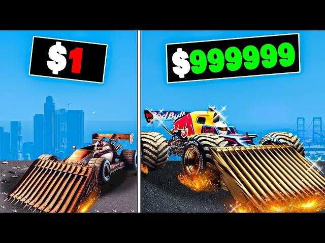 $1 to $1,000,000 F1 Ramp Car in GTA 5