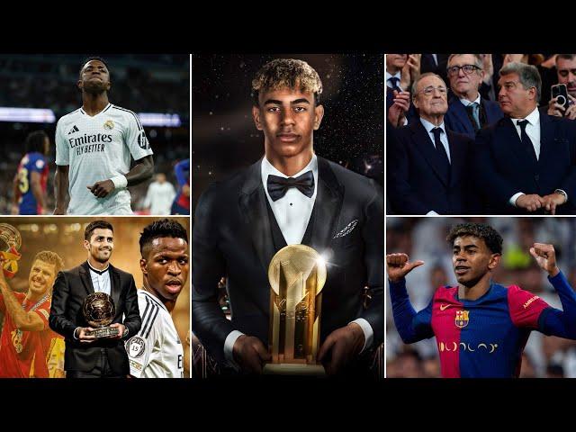 Barcelona News ft Ballon d'Or, Lamine Yamal, Vinicius Jr, Joan Laporta & Florentino Perez