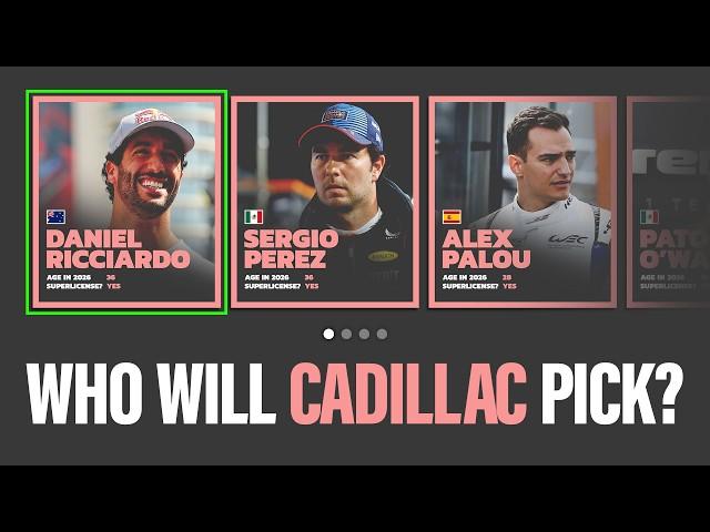 The 11 Drivers Cadillac Must Consider For Their 2026 Formula 1 Team