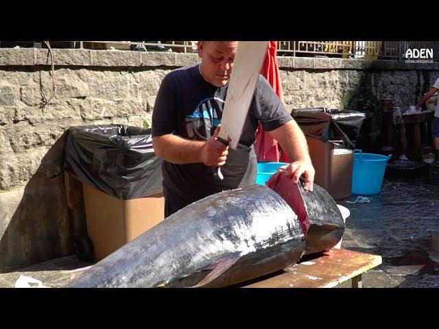 Fish Cutting in Sicily: Tuna and Swordfish