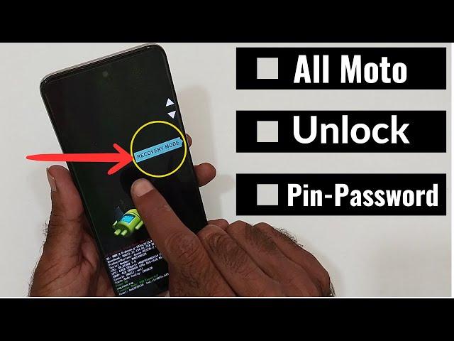 How To Factory Reset a Motorola Phone if You Forgot The password 2024|Factory Reset a Motorola Phone