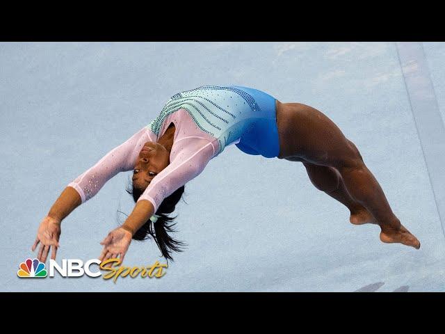 Simone Biles makes 2019 debut, wins all-around at Stuttgart World Cup | NBC Sports