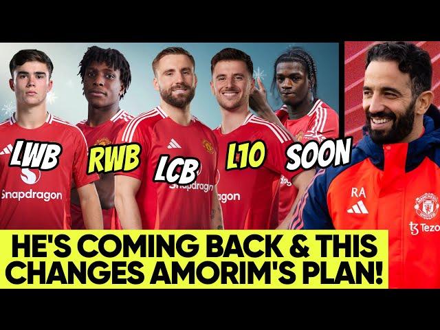 Amorim New Plan: This Man Utd Team Could Look Very Different In A Few Weeks & Huge Injury Boost!