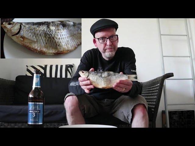 Russian Dried Fish and Baltika Beer | Jan Tom Yam