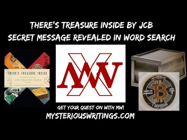 TREASURE! Secret Message in Word Search #therestreasureinside #treasureinside #joncollinsblack