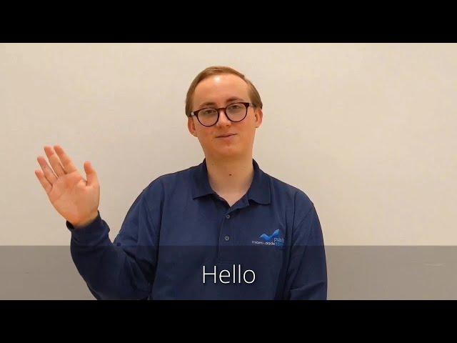 Learn American Sign Language with Miami-Dade Public Library System - Greetings