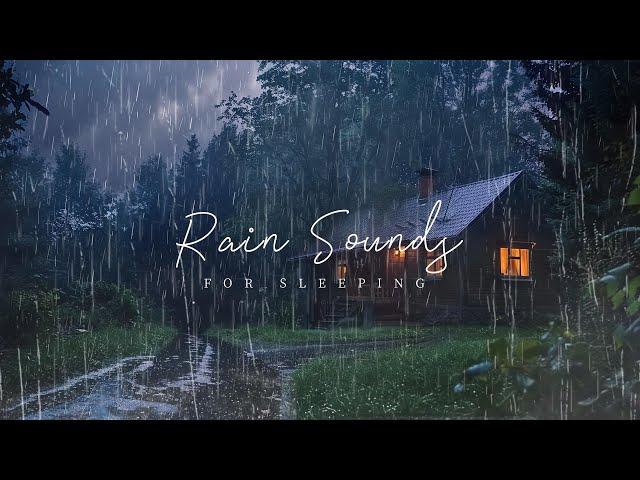 Rain Sounds For Sleeping - 99% Instantly Fall Asleep With Rain And Thunder Sound At Night