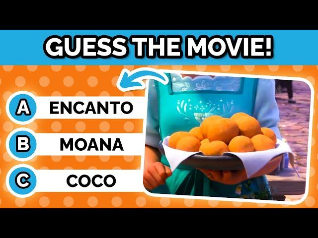 Guess The Movie From The FOOD...! - Disney Edition