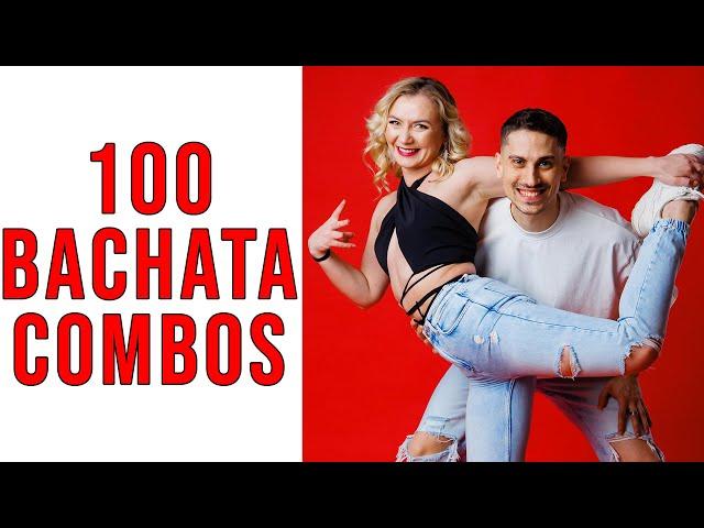 100 SENSUAL BACHATA COMBOS FOR SOCIAL | Thanks for 100K SUBS | Marius&Elena