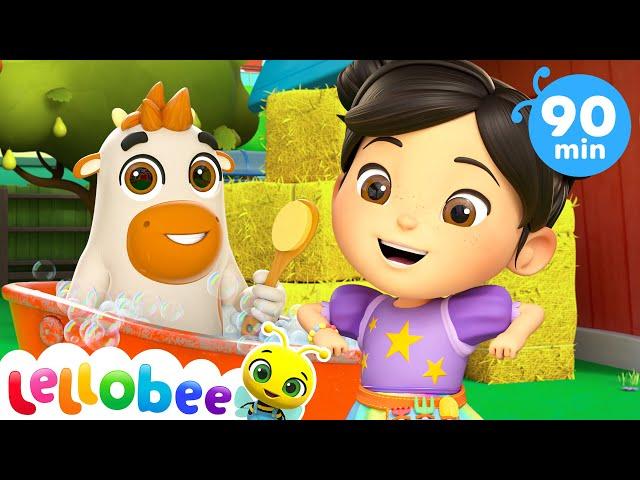 Down by the Farm Lellobee! + More Nursery Rhymes & Kids Songs - Lellobee by CoComelon