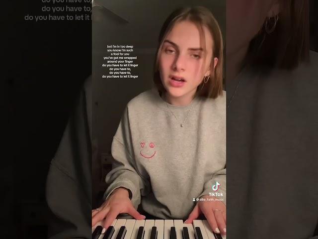 linger- @TheCranberriesTV  #cover #singing #thecranberries #piano