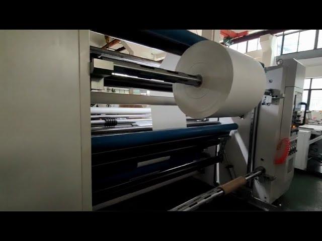 Mg Tissue Paper Slitter Winder Machine With Double Rewinder Shafts