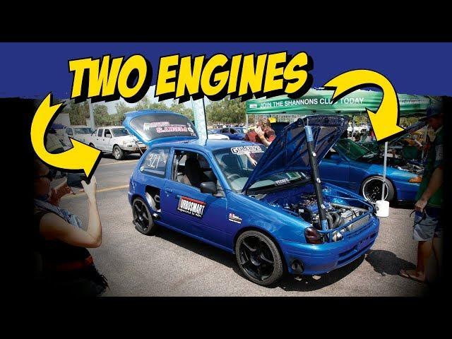 600hp TWIN-ENGINE Toyota Starlet