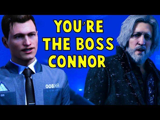 Hank Calls Connor BOSS - Rare Dialogue - Detroit Become Human