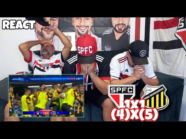 REACT SÃO PAULO 1 (4)X(5) NOVORIZONTINO - ELIMINADOS! FORA CARPINI