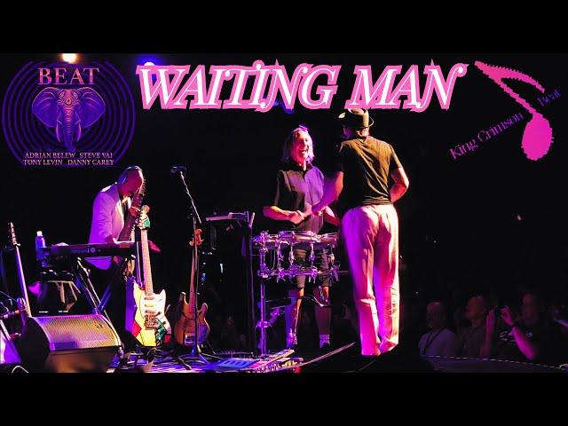 BEAT: BELEW, VAI, LEVIN & CAREY PLAY CRIMSON - "WAITING MAN" (DANNY CAREY & ADRIAN BELEW DRUM DUET)